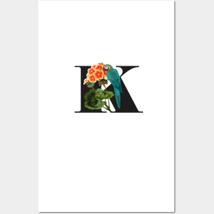 Botanical Alphabet K Posters and Art